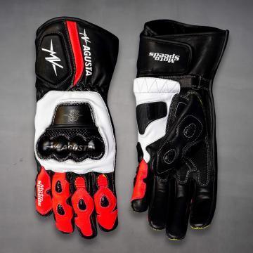 Mv Agusta Leather Motorcycle Riding Gloves