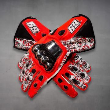 Nicky Hayden Motorcycle Racing Gloves GP 2013