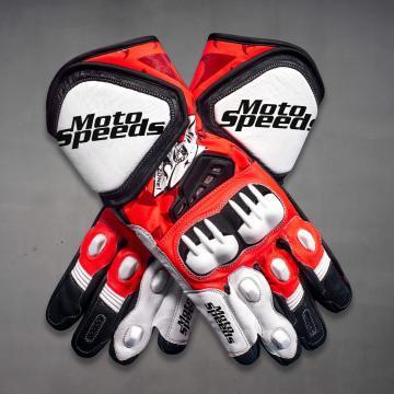 Pedro Acosta Leather Gloves For Motorcycle MotoGP 2024