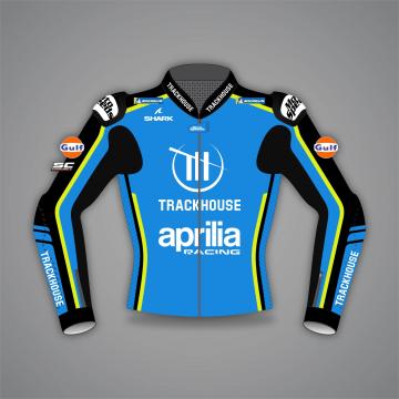 aprilia racing leather jacket