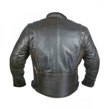 Retro Brown Leather Jacket