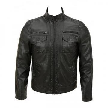 Leather Biker Jacket for Men