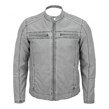 Grey Moto Jacket