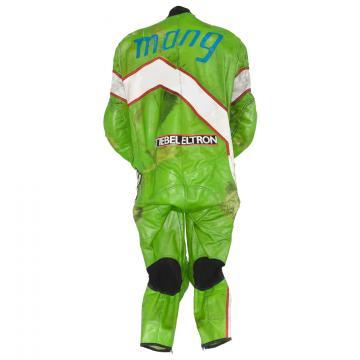 Toniman Kawasaki green leather GP 1981