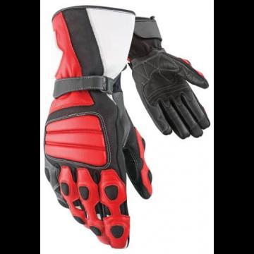 Tourist Red Moto Gloves Leather