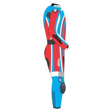 Track Biker Leather Suit