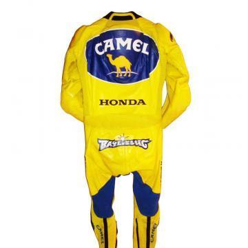 Troy Bayliss Yellow Motorcycle Suit GP 2005