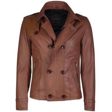Brown Unique Leather Jacket