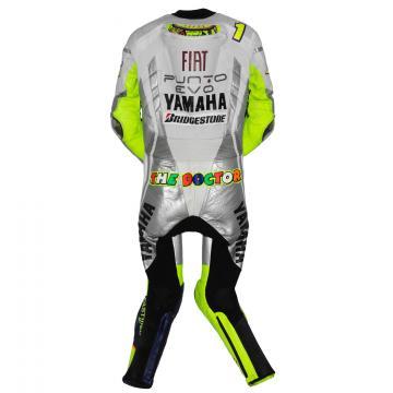Valentino Rossi Grey Leather Suit Yamaha Fiat 2009
