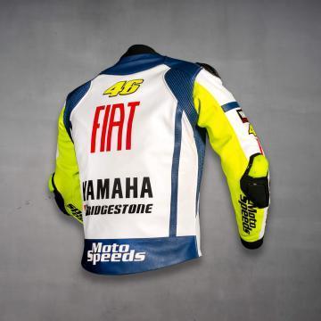 Valentino Rossi Petronas Yamaha Leather Motorcycle Jacket