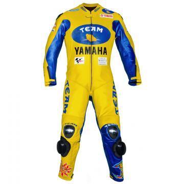 Valentino Rossi Yellow Leather Suit Yamaha MotoGP 2006
