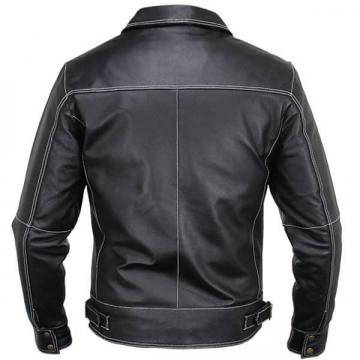 Matte Black Leather Jacket