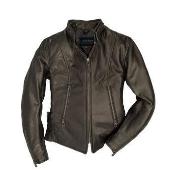 Cafe Racer Leather Jacket Womens