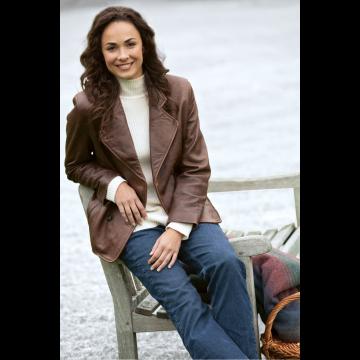 Tan Peacoat Womens
