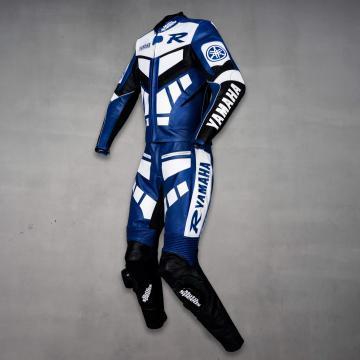 Yamaha R Blue Motorcycle Suit