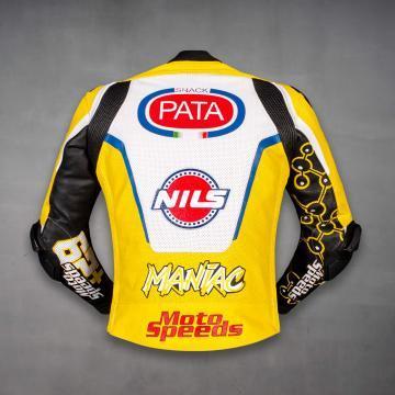 Yellow Biker Jacket Andrea Iannone Ducati SBK 2025