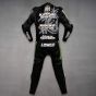 Alex Lowes Black Riding Suit Kawasaki Jerez Test 2022 back view