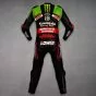 Alex Lowes Full Leather Racing Suit Kawasaki WSBK 2021 back view