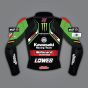Kawasaki Leather Motorcycle Jacket Alex Lowes Kawasaki WSBK 2020