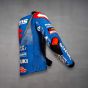 Alex Rins Suzuki Leather Racing Jacket MotoGP 2020 right back view