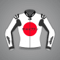 All White Motorcycle Jacket