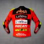Alvaro Bautista Ducati Red Leather Jacket WSBK 2023 back view