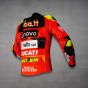 Alvaro Bautista Ducati Red Leather Jacket WSBK 2023 right side view