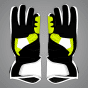 Alvaro Bautista White Motorcycle Gloves SBK 2024 lower view