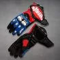 Andrea Dovizioso Gloves for Riding Motorcycle 2020 upper and lower view