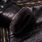 Aviator B-3 Black Shearling Jacket cuff