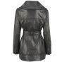 Belted Leather Duffle Coat    2011