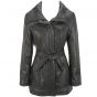 Belted Leather Duffle Coat    2011