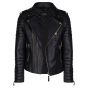 quilted leather jacket