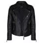 quilted leather jacket