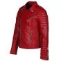 red leather jacket