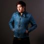 Blue Jazz Leather Jacket for Mens