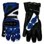 Bravo Blue Bike Gloves