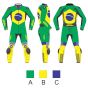 Brazil Flag Suit