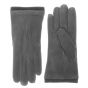 Cashmere Wool Lined Grey Suede Gloves