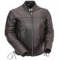 leather scooter jacket