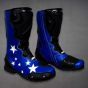 Motorcycle Boots Blue Colin Edwards  WSBK