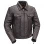 Cruiser Motorcycle Jacket with Dual Utility Pockets
