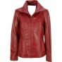 red fashion leather jacket
