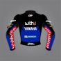 Darryn Binder Blue Yamaha Motorcycle Jacket MotoGP 2022 back view