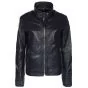 classic leather biker jacket