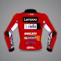 Enea Bastianini Street Racing Jacket Ducati MotoGP 2023 back view