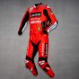 Francesco Bagnaia Leather Bike Suit Ducati MotoGP 2021 left view