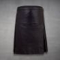 black leather kilt mens