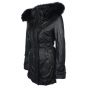 fur hooded coat