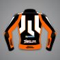 Jack Miller Black Racing Jacket KTM Winter Test 2022 back view